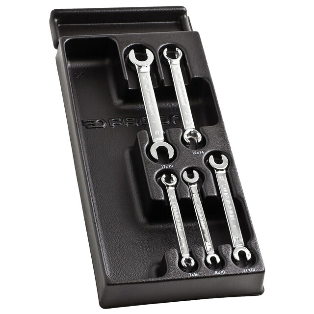 FACOM（ファコム） 5Pc. フレアナットレンチ トレイセット 7-19mm MOD.43｜六輪生活店