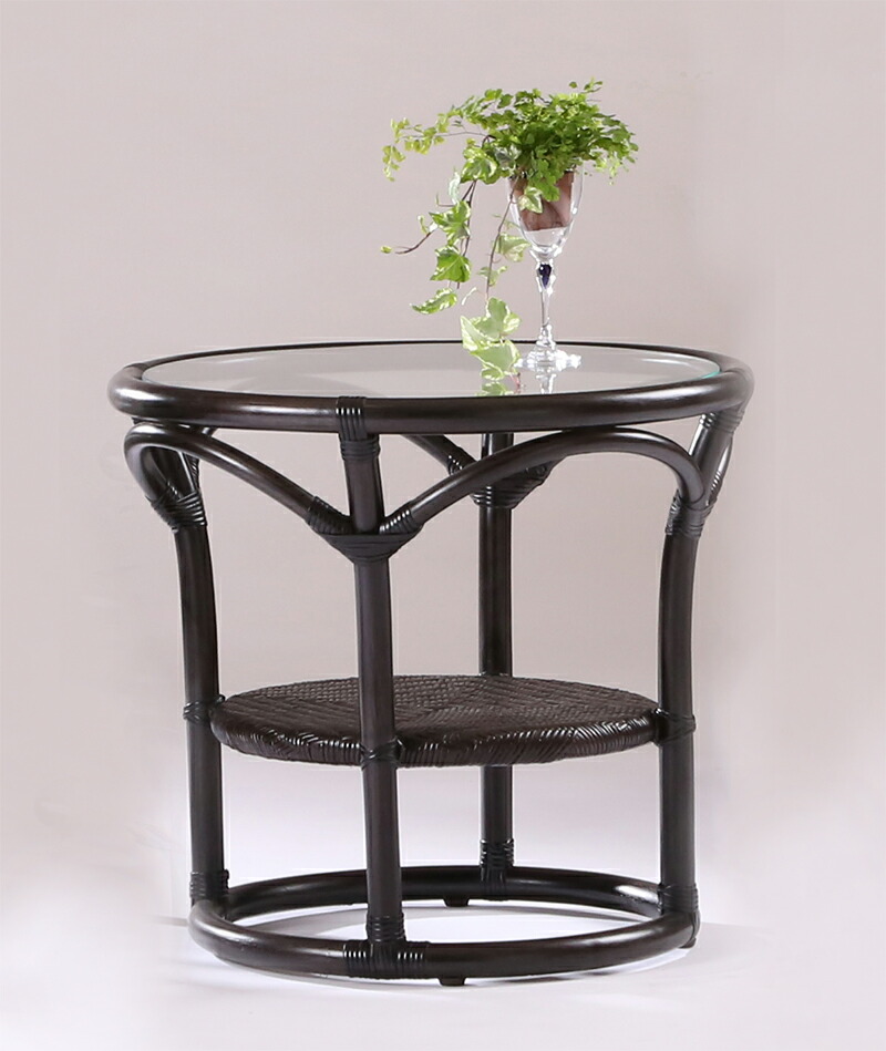 楽天市場】籐家具 テーブル サイドテーブル 幅50 籐テーブル