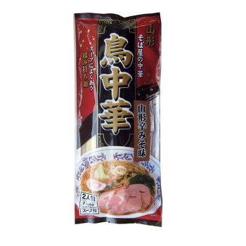 みうら食品　鳥中華　山形辛みそ味　248g(麺180g)×20袋 送料無料 クーポン 配布中 メーカー直送 代引き・期日指定・ギフト包装・注文後のキャンセル・返品不可 欠品の場合、納品遅れやキャンセルが発生します