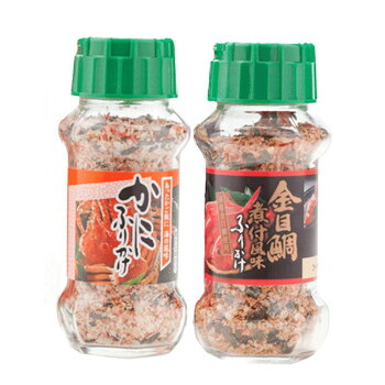 みなり かにふりかけ 85g・金目鯛煮付風味ふりかけ 80g 各15個セット 送料無料 クーポン 配布中 メーカー直送 代引き・期日指定・ギフト包装・注文後のキャンセル・返品不可 欠品の場合、納品遅れやキャンセルが発生します|NO-MU-BA-RA