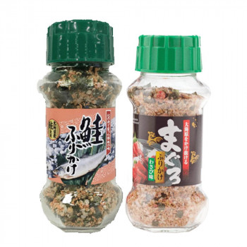 みなり 鮭ふりかけ 85g・まぐろふりかけ 85g 各15個セット 送料無料 クーポン 配布中 メーカー直送 代引き・期日指定・ギフト包装・注文後のキャンセル・返品不可 欠品の場合、納品遅れやキャンセルが発生します|NO-MU-BA-RA