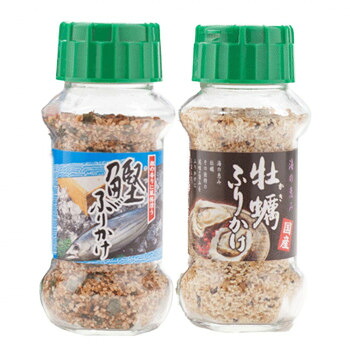 みなり 鰹ふりかけ 80g牡蠣ふりかけ 95g　各15個セット 送料無料 クーポン 配布中 メーカー直送 代引き・期日指定・ギフト包装・注文後のキャンセル・返品不可 欠品の場合、納品遅れやキャンセルが発生します｜NO-MU-BA-RA