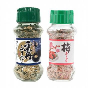 みなり 雲丹ふりかけ 85g・梅ふりかけ 85g　各15個セット 送料無料 クーポン 配布中 メーカー直送 代引き・期日指定・ギフト包装・注文後のキャンセル・返品不可 欠品の場合、納品遅れやキャンセルが発生します｜NO-MU-BA-RA