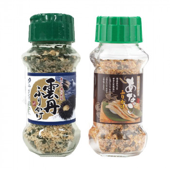みなり 雲丹ふりかけ 85g・あなごふりかけ 80g　各15個セット 送料無料 クーポン 配布中 メーカー直送 代引き・期日指定・ギフト包装・注文後のキャンセル・返品不可 欠品の場合、納品遅れやキャンセルが発生します｜NO-MU-BA-RA