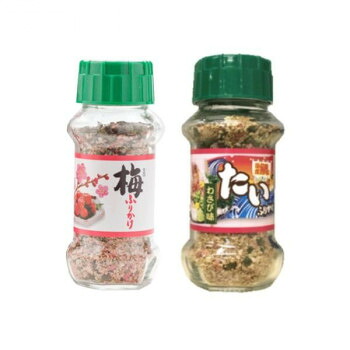 みなり 梅ふりかけ 85g・たいふりかけ 85g 各15個セット 送料無料 クーポン 配布中 メーカー直送 代引き・期日指定・ギフト包装・注文後のキャンセル・返品不可 欠品の場合、納品遅れやキャンセルが発生します|NO-MU-BA-RA