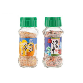 みなり じゃがバターふりかけ 65g・タコふりかけ 85g 各15個セット 送料無料 クーポン 配布中 メーカー直送 代引き・期日指定・ギフト包装・注文後のキャンセル・返品不可 欠品の場合、納品遅れやキャンセルが発生します|NO-MU-BA-RA