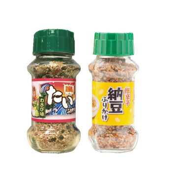 みなり たいふりかけ 85g・唐辛子納豆ふりかけ 90g 各15個セット 送料無料 クーポン 配布中 メーカー直送 代引き・期日指定・ギフト包装・注文後のキャンセル・返品不可 欠品の場合、納品遅れやキャンセルが発生します|NO-MU-BA-RA