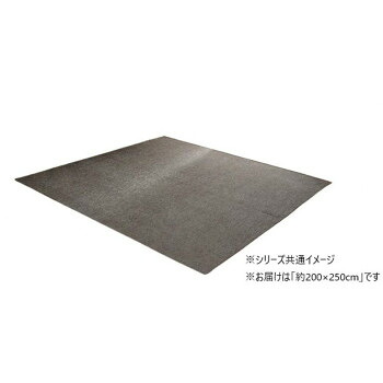 撥水シェニールラグ 約200×250cm グレー 4599439 送料無料 クーポン 配布中 メーカー直送 代引き・期日指定・ギフト包装・注文後のキャンセル・返品不可 欠品の場合、納品遅れやキャンセルが発生します