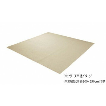 撥水シェニールラグ 約200×250cm アイボリー 4599539 送料無料 クーポン 配布中 メーカー直送 代引き・期日指定・ギフト包装・注文後のキャンセル・返品不可 欠品の場合、納品遅れやキャンセルが発生します