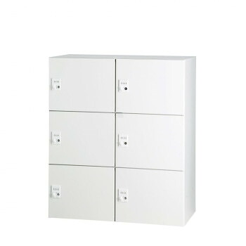 豊國工業 パーソナルロッカー(2列3段)H1050 ダイヤル錠 ホワイト HOS-PD10506X-W BN-90色(ホワイト) 送料無料 クーポン 配布中 メーカー直送 代引き・期日指定・ギフト包装・注文後のキャンセル・返品不可 欠品の場合、納品遅れやキャンセルが発生します