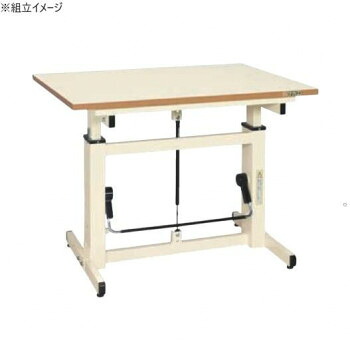 サカエ ガスバネ式昇降作業台 メラミン天板 1200×750×730mm GUD-127 送料無料 クーポン 配布中 メーカー直送 代引き・期日指定・ギフト包装・注文後のキャンセル・返品不可 欠品の場合、納品遅れやキャンセルが発生します|NO-MU-BA-RA