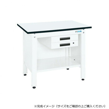 サカエ 一人用作業台CPタイプ ポリエステル天板 900&times;600&times;740mm パールホワイト CP-096BW 送料無料 クーポン 配布中 メーカー直送 代引き・期日指定・ギフト包装・注文後のキャンセル・返品不可 欠品の場合、納品遅れやキャンセルが発生します｜NO-MU-BA-RA