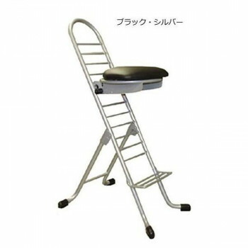 ルネセイコウ　プロワークチェアラウンド　日本製　完成品　PW-700R　ブラック・シルバー 送料無料 クーポン 配布中 メーカー直送 代引き・期日指定・ギフト包装・注文後のキャンセル・返品不可 欠品の場合、納品遅れやキャンセルが発生します
