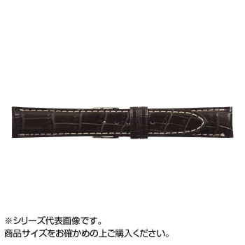 MIMOSA(ミモザ) 時計バンド クロコマット 20mm ブラウン/ホワイトステッチ (美錠:銀) WRM-BW20 送料無料 クーポン 配布中 メーカー直送 代引き・期日指定・ギフト包装・注文後のキャンセル・返品不可 欠品の場合、納品遅れやキャンセルが発生します
