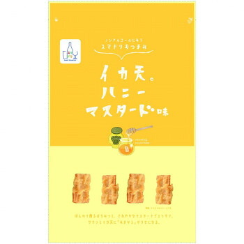 まるか食品 イカ天ハニーマスタード味 60g　48個入 送料無料 クーポン 配布中 メーカー直送 代引き・期日指定・ギフト包装・注文後のキャンセル・返品不可 欠品の場合、納品遅れやキャンセルが発生します｜NO-MU-BA-RA