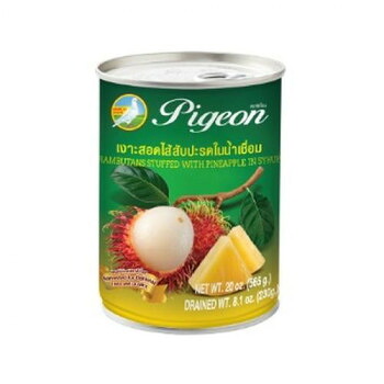 ピジョン パイナップル入りランブータンのシロップ漬け565g 24個セット 送料無料 クーポン 配布中 メーカー直送 代引き・期日指定・ギフト包装・注文後のキャンセル・返品不可 欠品の場合、納品遅れやキャンセルが発生します|NO-MU-BA-RA