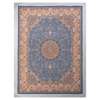 転写プリント カーペット 同心柄 3畳用 200x250cm LOTUS250 送料無料 クーポン 配布中 メーカー直送 代引き・期日指定・ギフト包装・注文後のキャンセル・返品不可 欠品の場合、納品遅れやキャンセルが発生します|NO-MU-BA-RA