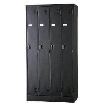 10%OFF 豊國工業 スタンダードロッカー4人用(シリンダー錠) TLK-S4-MB(マットブラック) 送料無料 メーカー直送 代引き・期日指定・ギフト包装・注文後のキャンセル・返品不可 納品遅れやキャンセルが発生