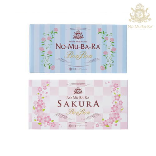 NO-MU-BA-RA（ノムバラ）ボンボン＆さくらボンボンセット（砂糖菓子・キャンディー）（各１０粒入） 日本製 国産 バレンタイン ホワイトデー　キャッシュレス還元 飲むバラ水 ローズウォーター nomubara バラサプリメント のむばら 日本みやげ