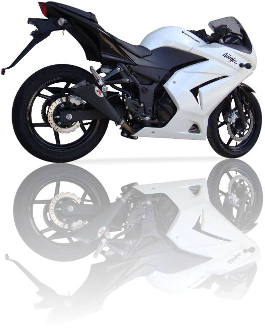 【送料無料!!】IXIL(イクシル)KAWASAKI NINJA 250 R 08-12 (EK250K) X55B-スラッシュ コーンタイプ ニンジャ、スリップオン、EX250K、GPZ、サイレンサー、マフラー|MADMAX