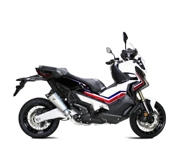 週末セール!! 【送料無料!!】 IXRACE HONDA X-ADV750 '17-'18 M10 ヘキサゴン デュアルエンド スリップオン マフラー IXIL、イクシル、ホンダ、マフラー、サイレンサー、バッフル、逆輸入