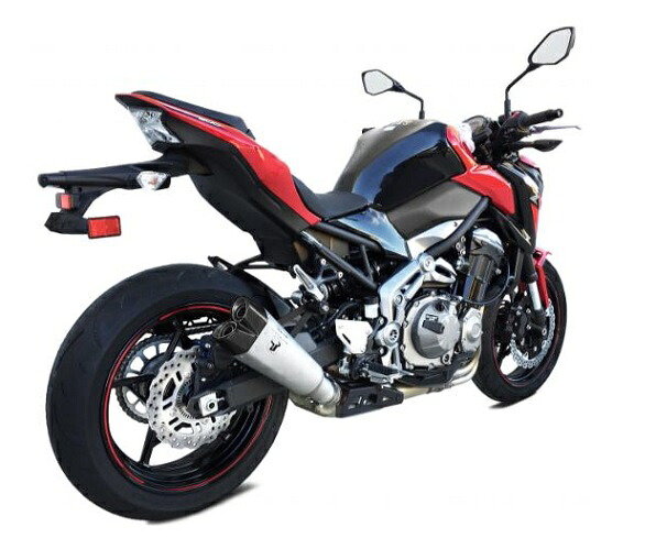 【送料無料!!】 IXRACE KAWASAKI Z900 '16-'18 M10 ヘキサゴン デュアルエンド スリップオン マフラー IXIL、イクシル、カワサキ、マフラー、サイレンサー、バッフル、逆輸入