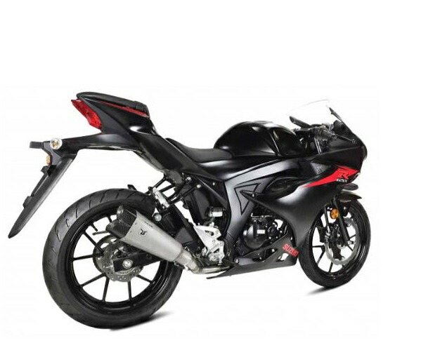週末セール!! 【送料無料!!】 IXRACE SUZUKI GSX-R 125/GSX-S 125 '17-'18 M10 ヘキサゴン デュアルエンド フルEX マフラー IXIL、イクシル、GSXR、スズキ、マフラー、サイレンサー、バッフル、逆輸入