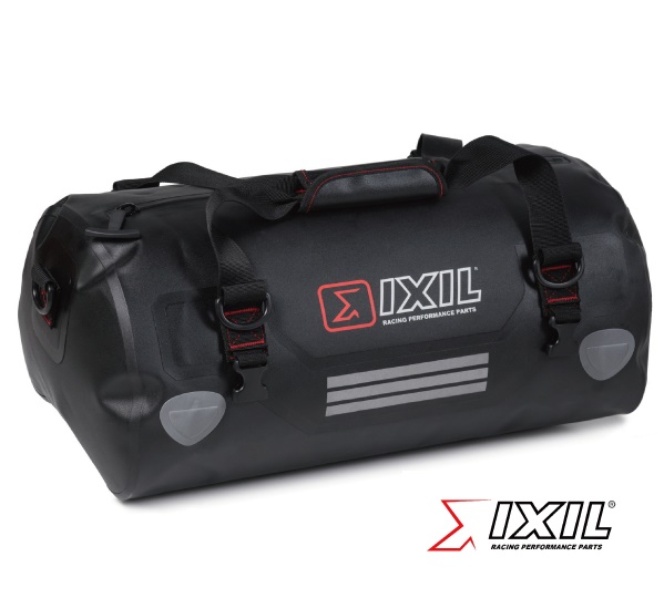 【即納あり】MADMAX バイク用品 IXIL製 防水 ツーリングバック シートバック 肩掛けバッグ 大容量 60L ブラック/アウトドア プール ショルダーバッグ
