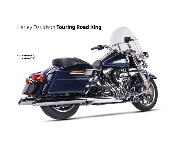 【送料無料!!】IRONHEAD(アイアンヘッド) HARLEY-DAVIDSON TOURING ROAD KING(ツーリング ロードキング)'06-'16 HC2-1C 2本出し スリップオン マフラーマフラー、サイレンサー、バッフル、IXIL、イクシル、ハーレー画像