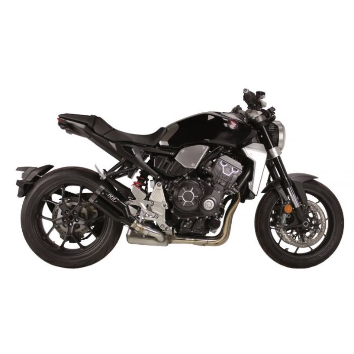 【送料無料!!】 IXIL(イクシル) HONDA CB1000R '18-'19 (SC80) L3N デュアル ラウンド ブラック スリップオン マフラー マフラー、サイレンサー、バッフル、ホンダ