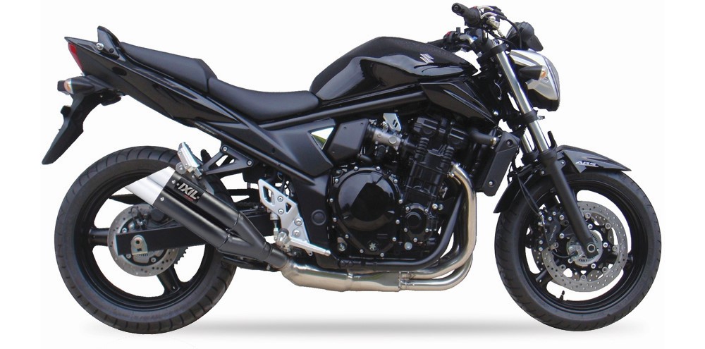 【送料無料!!】 IXIL(ｲｸｼﾙ)SUZUKI GSF 1250 N BANDIT 07-15 (CH) L3XB-ﾃﾞｭｱﾙﾗｳﾝﾄﾞ GSF1200N、バンデイッド、CH、スリップオン、サイレンサー、オーバル、ステンレス、逆輸入、逆車