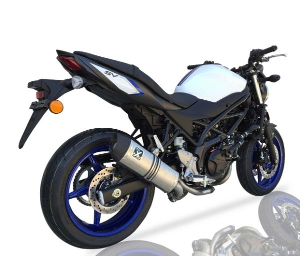 週末セール!! 【送料無料!!】 IXIL(イクシル) SUZUKI SV650/S '16-'17 SOVE オーバル スリップオン マフラー マフラー、スズキ、サイレンサー、バッフル、逆輸入