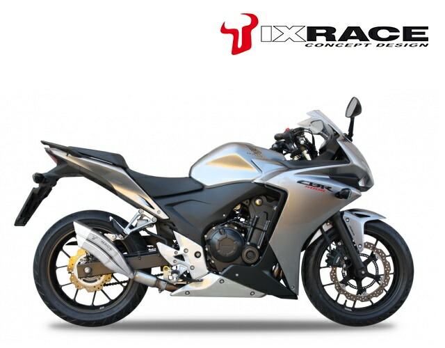 【送料無料】IXRACE HONDA CBR 500 R / CB 500 X / CB 500 F Z7 ツインアップ スリップマフラー