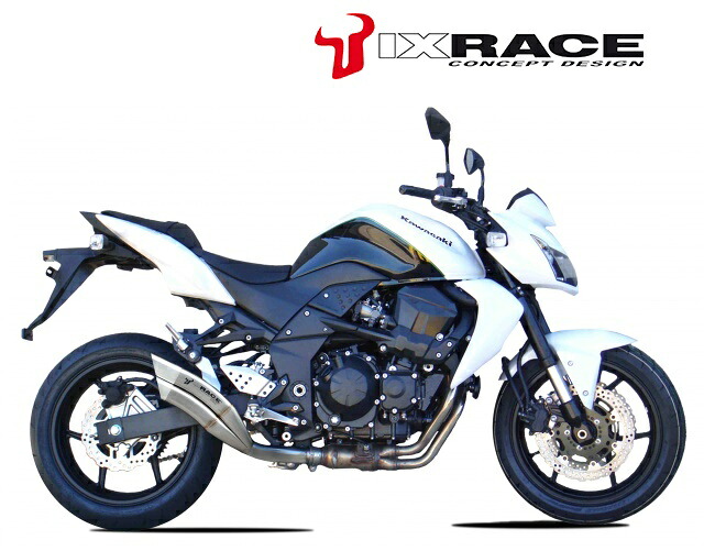 週末セール!!【送料無料!!】【送料無料】IXRACE KAWASAKI Z 750 07-11 Z7 ツインアップ スリップマフラー｜ＭＡＤＭＡＸ