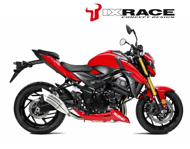 週末セール!!【送料無料!!】【送料無料】IXRACE SUZUKI GSX-S 750 2017 Z7 ツインアップ スリップマフラー|MADMAX