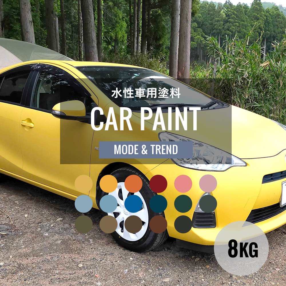 車用塗料 Car Paint で艶消しマットカラーにかっこよく塗り替えませんか 水性塗料 1000円off マラソン限定クーポン 車 塗料 つや消し 塗装 塗料缶 ペンキ ペンキ 塗装用品 塗装用品 一部予約販売 水性塗料 カーペイント 吹きつけ塗装 8kg 車塗装 全塗装 自家塗装