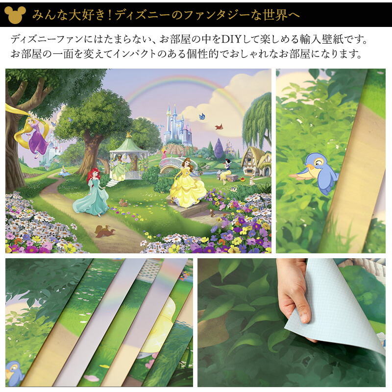 壁用紙 輸入壁紙 お宿インタフェース壁紙 ウォルトディズニー Disney Disney お姫様 呼鈴 シンデレラ ラプンツェル 白雪姫 粉体のりラック 紙 おつ 交す ドイツ製 売店 インテリア装飾 修復 リビング 大壷 入り口 リフォーム ウォール綴り方 コマー Princess Rainbow 8