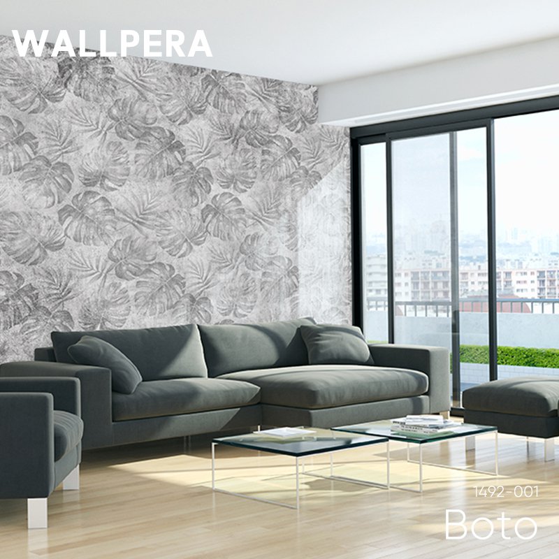 輸入壁紙 おしゃれ 壁紙 クロス 不織布 WALLPERA 北欧 1492-001 Boto ボト 友安製作所 C-F-1
