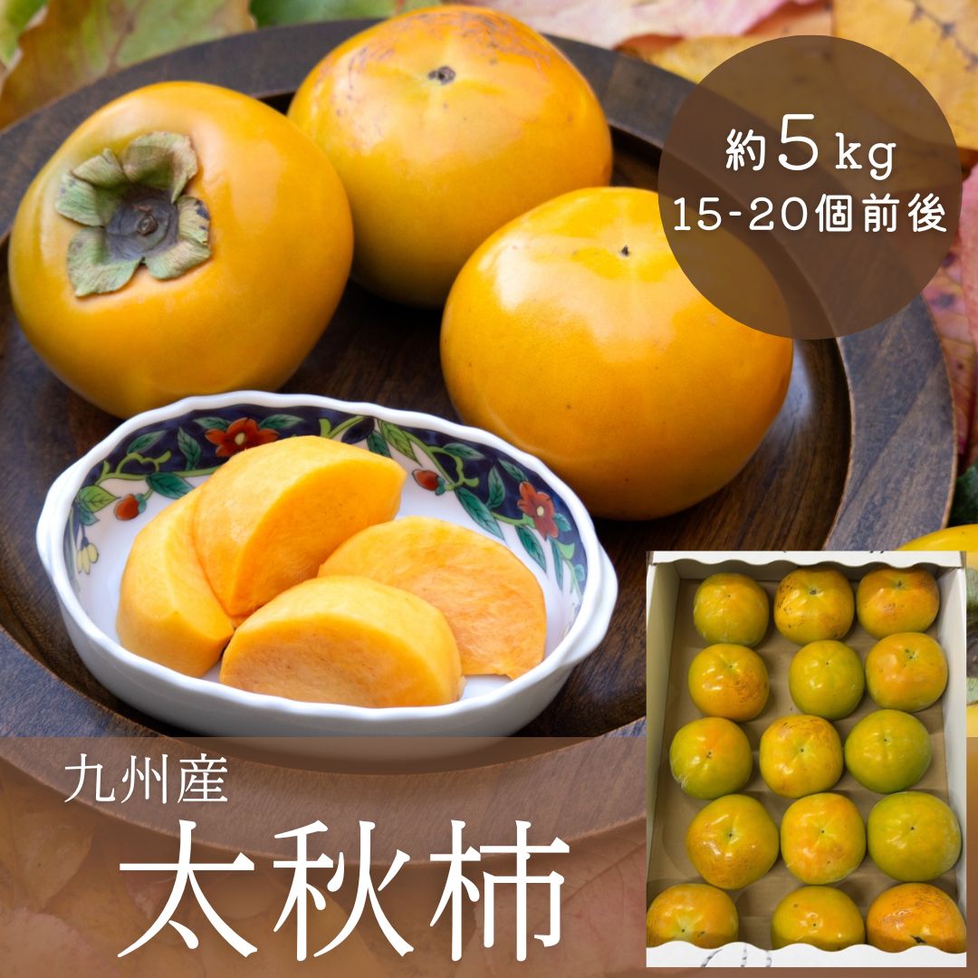 太秋柿 たいしゅう 5年生 太秋柿を農家直送。太秋柿なら観音山フルーツガーデン。太秋