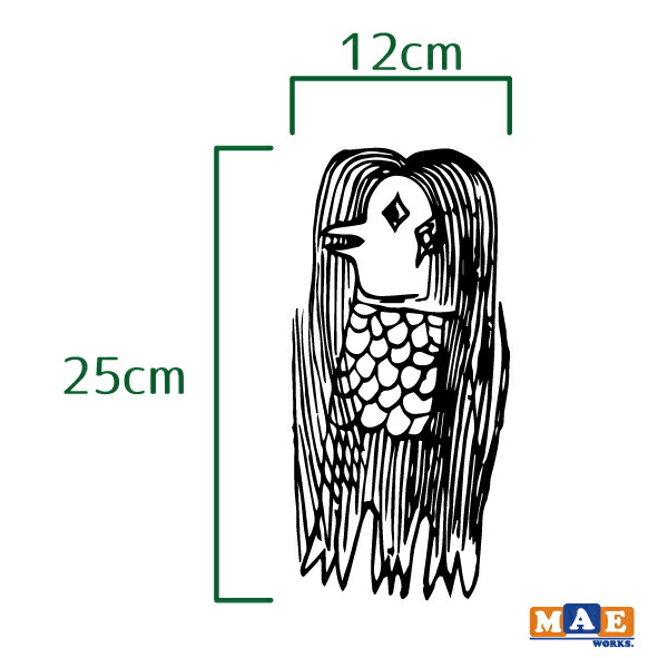 楽天市場 全色 アマビエ アマエビ カッティングステッカー 疫病撲滅祈願 色変更可能 車 妖怪 シール あまびえ あまえび お守り アマビエ様 アマエビ様 Etc 01 ステッカー 看板のマエワークス