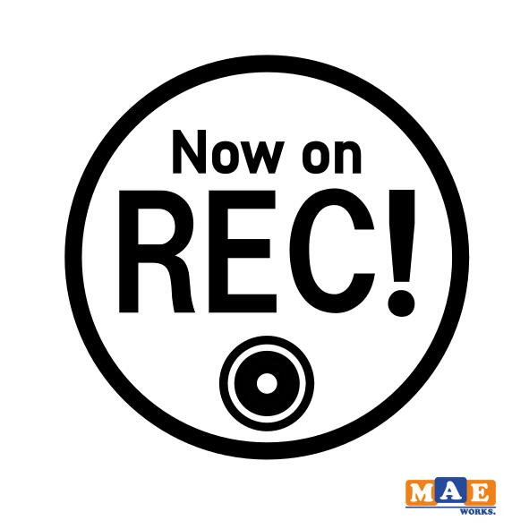 楽天市場 全色 Rec ドライブレコーダー カッティングステッカー シンプル おしゃれ かっこいい シール 車 あおり運転 防止 録画 撮影 事故防止 マエワークスオリジナル Rec 18 ステッカー 看板のマエワークス