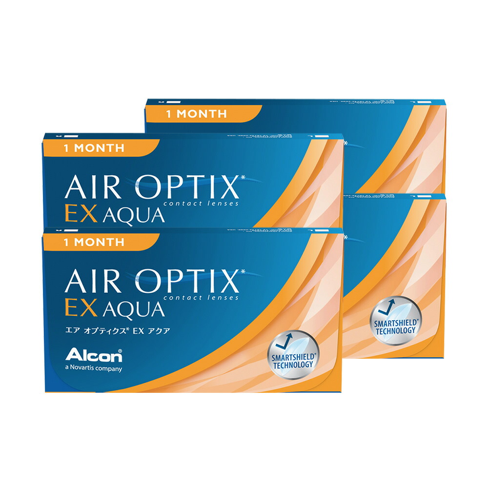 コンタクトレンズ マンスリークリアコンタクトレンズ コンタクト Aqua医薬品 コンタクト 介護 エアオプティクスexアクア 3枚 マンスリー Air エア 1ヶ月使い捨て 1ヶ月 日本アルコン コンタクトレンズ 1month 処方箋不要 オプティクス 4箱 アクア Bc8 4 8 6 Dia13 8