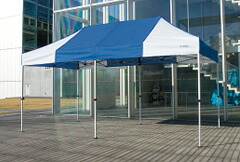 かんたんてんと３  ＫＡ／５ＷＡ（２．４ｍ×４．８ｍ） オール軽銀枠組み