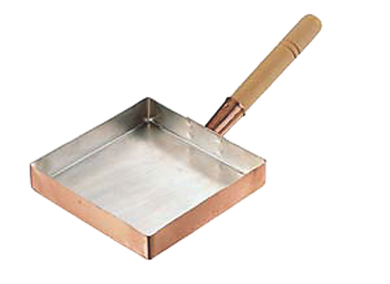 【5の付く日限定クーポン付】 卵焼き が ふんわり上手にできる 銅 製 玉子焼 器 『 関東型 ( 30cm ) 』 プロ仕様 業務用 可 日本製 国産