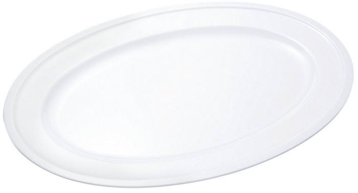 代引不可 楽天市場 食器 皿 プレーン 小判皿 560 390mm 食洗機対応 メラミン 国産 日本製 Maedaya 前田家 信頼 Tadawul Ly