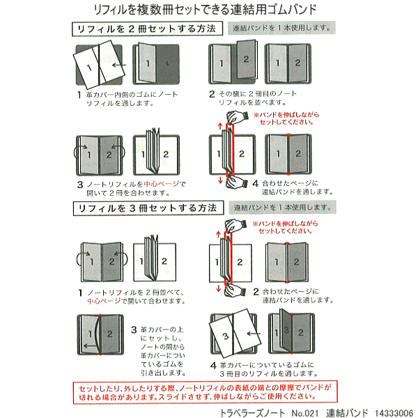 楽天市場 トラベラーズノート リフィル 連結バンド 021 Traveler S Notebook 文具マーケット 楽天市場店