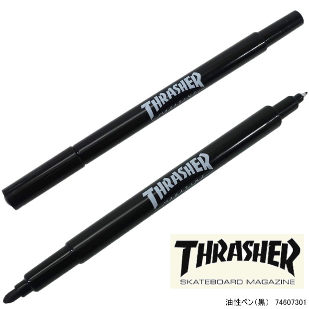 楽天市場 Thrasher スラッシャー かっこいい油性ペン 名前ペン 文具マーケット 楽天市場店