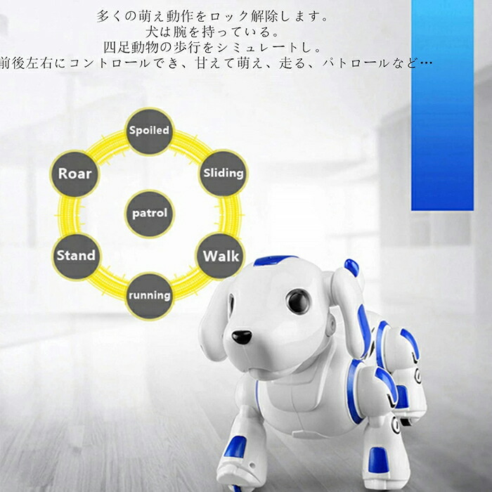 高い素材 送料無料 ロボットおもちゃ 犬 電子ペット ロボットペット 最新版ロボット犬 子供のおもちゃ 男の子 女の子おもちゃ 誕生日 子供の日 クリスマスプレゼント2色 Sferavisia Hr