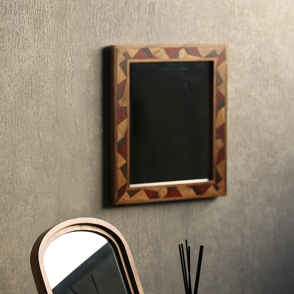 鏡 ミラー 木 SWE-08 Mirror