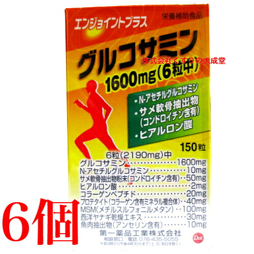 エンジョイント プラス 150粒 6個 第一薬品工業|【まがぬま】の店